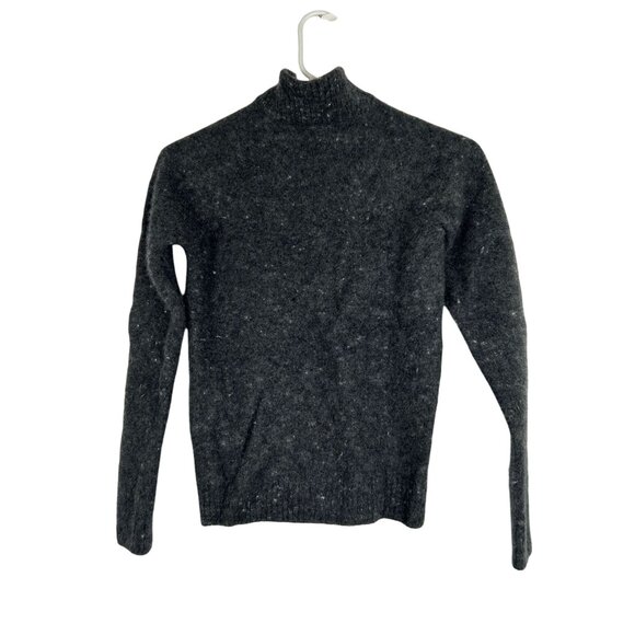 Jack Victor Boy S/P Gray Wool & Cashmere Blend Half-Zip Sweater - Picture 2 of 12